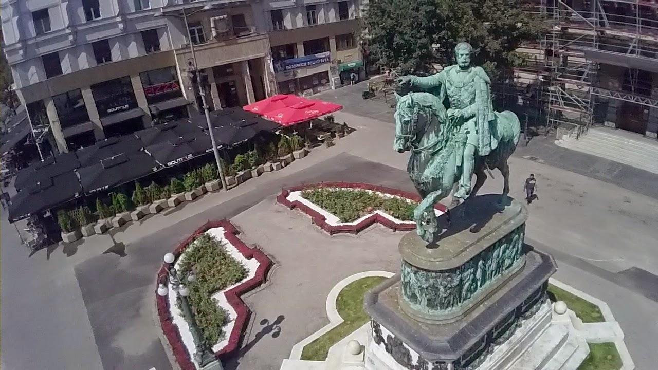 Trg Republike Beograd - Spomenik Knezu Mihailu